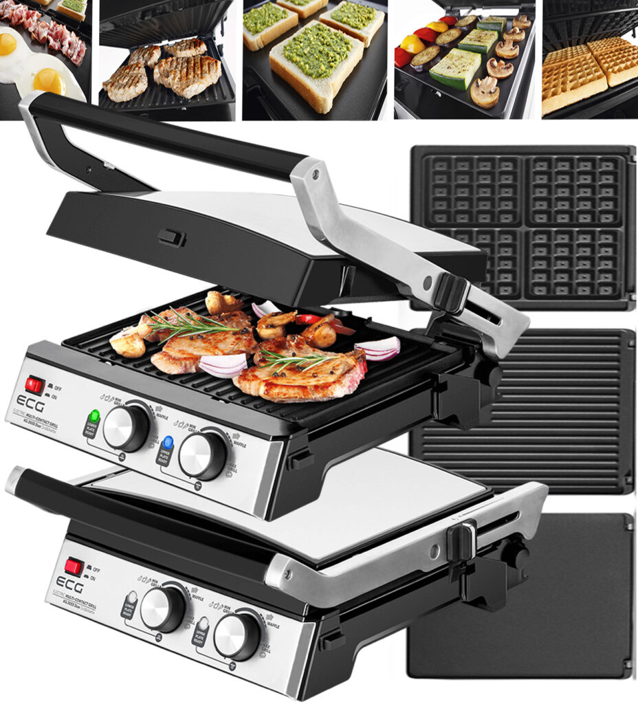 ECG KG 2033 Duo Grill & Waffle - Contact grill