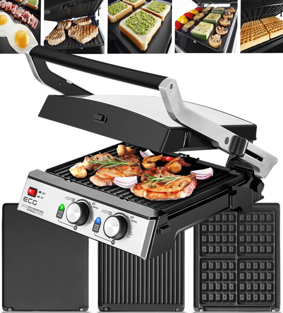 ECG KG 2033 Duo Grill & Waffle - Contact grill